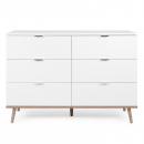 Mobile Preview: kommode-mit-schubladen-sideboard-weiss-holz-schlafzimmerschrank-120x86-5x40cm