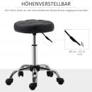 Mobile Preview: rollhocker-set-drehhocker-mit-raedern-arbeitshocker-hoehenverstellbar-drehbar-kunstleder-schwarz-35-5x48-63cm