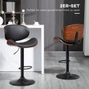 Mobile Preview: barhocker-set-hoehenverstellbar-drehbar-kunstleder-stahlrahmen-schwarz-53x50-5x112-5cm