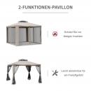 Mobile Preview: gartenpavillon-pavillon-gartenzelt-festzelt-partyzelt-mit-4x-seitenwand-wetterfest-metall-polyester-grau-2-94x2-94x2-65m