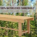 Mobile Preview: gartenbank-2-sitzer-sitzbank-gartenmoebel-rustikale-bank-massivholz-natur-110x38x35cm