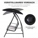 Mobile Preview: hollywoodschaukel-3-sitzer-mit-dach-gartenschaukel-polyrattan-metall-schwarz-198x124x179cm