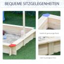 Mobile Preview: sandkasten-mit-dach-sandkiste-kindersandkasten-tannenholz-bodenloses-design-felix-mit-absenkbarem-und-schwenkbarem-dach-kurbeldach-natur-120x120x120cm