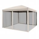 Mobile Preview: faltpavillon-pavillon-faltzelt-mit-seitenwaenden-inkl-tragetasche-stahl-oxford-beige-3x3x2-55m