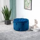 Mobile Preview: hocker-mit-stauraum-steppdesign-mit-knoepfen-samtoptik-blau-60x60x40cm