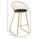 Mobile Preview: barhocker-set-kuechenhocker-mit-rueckenlehne-barstuhl-bistrohocker-metall-gold-schwarz-52-5x47x97cm