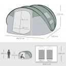 Mobile Preview: campingzelt-fuer-4-5-personen-dunkelgruen-grau-263-5x220x123cm