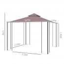 Mobile Preview: pavillon-gartenpavillon-mit-moskitonetze-seitenwaende-partyzelt-mit-doppeldach-gartenzelt-festzelt-2-97x2-97m