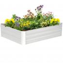 Mobile Preview: hochbeet-aus-verzinktem-stahl-gartenbeet-pflanzkasten-fuer-garten-blumenkasten-blumenkuebel-silber-120x90x30cm