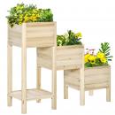 Mobile Preview: hochbeet-3-etagen-pflanzkuebel-pflanzkasten-aus-holz-fuer-garten-balkon-natur-125x45x108cm