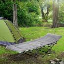 Mobile Preview: campingbett-klappbar-feldbett-klappbett-mit-kopfkissen-seitentasche-matratze-gaestebett-bis-150kg-belastbar-reisen-outdoor-oxford-hellgrau-188x64-5x53cm