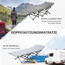 Mobile Preview: campingbett-klappbar-feldbett-klappbett-mit-kopfkissen-seitentasche-matratze-gaestebett-bis-150kg-belastbar-reisen-outdoor-oxford-hellgrau-188x64-5x53cm