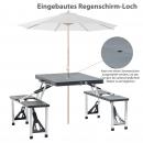 Mobile Preview: alu-campingtisch-picknick-sitzgruppe-gartentisch-mit-4-sitzen-klappbar-dunkelgrau-136x84-5x66cm