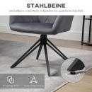 Mobile Preview: akzentstuhl-im-retro-design-samtoptik-stahl-grau-58x60-5x77-5cm