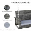 Mobile Preview: haengebank-2-sitzer-rattan-gartenschaukel-mit-sitzkissen-haengeschaukel-hollywoodschaukel-schaukelbank-gartenbank-grau-127x65x60cm-174