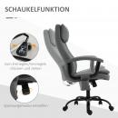 Mobile Preview: buerostuhl-massagefunktion-hoehenverstellbar-ergonomisch-grau-63x70x112-121cm