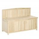 Mobile Preview: gartenbank-mit-stauraum-truhenbank-sitzbank-2-sitzer-250-kg-belastbarkeit-natur-tanneholz-115x45x75cm