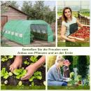 Mobile Preview: foliengewaechshaus-polytunnel-6x3x2m-begehbares-gewaechshaus-mit-aufrollbar-abdeckungen-folientunnel-treibhaus-uv-schutz-stahlrohr-gruen