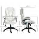 Mobile Preview: buerosessel-massagefunktion-massagestuhl-hoehenverstellbar-weiss-67x74x107-116cm