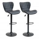 Mobile Preview: 2er-set-barhocker-retrodesign-schwarz-47x56x89-109cm