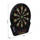 Mobile Preview: elektronische-dartscheibe-dartboard-dart-set-mit-led-anzeige-mit-automatischer-wertung-soundeffekte-6-darts-24-dartkoepfe-27-spiele-und-243-trefferoptionen-fuer-16-spieler-44x51-5x3-2cm