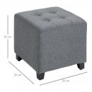 Mobile Preview: hocker-sitzhocker-knopfheftung-leinenoptik-grau-35x35x35cm