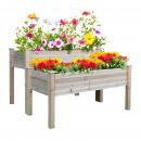 Mobile Preview: hochbeet-pflanzenbeet-blumenkasten-2-pflanzkaesten-massivholz-natur-115cmx114cmx76cm