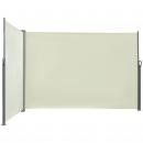 Mobile Preview: seitenmarkise-sicht-und-sonnenschutz-seitenrollo-polyester-creme-600x160cm