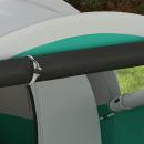 Mobile Preview: campingzelt-fuer-4-5-personen-separate-wohn-schlafraeume-gruen-460x260x190cm