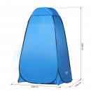 Mobile Preview: pop-up-duschzelt-camping-umkleidezelt-wasserfest-himmelblau-120x120x190cm