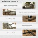 Mobile Preview: gartenmoebel-set-fuer-4-personen-aus-pe-rattan-2-sessel-1-sofa-2-beistelltisch-boho-stil-braun-grau