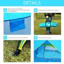 Mobile Preview: campingzelt-sekundenzelt-pop-up-zelt-automatisch-3-4-personen-blau-gelb-230x200x135cm