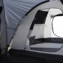 Mobile Preview: campingzelt-fuer-4-5-personen-zwei-innenraeume-herausnehmbare-bodenmatte-grau-490x250x185cm