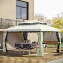 Mobile Preview: gartenpavillon-pavillon-gartenzelt-festzelt-partyzelt-mit-4x-seitenwand-wetterfest-aluminium-polyester-cremeweiss-3-9x2-9x2-7m