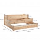 Mobile Preview: hochbeet-3-stufige-gartenbeet-pflanzenbeet-kraeuterbeet-blumentreppe-fuer-balkon-garten-natur-tannenholz-124x124x56cm