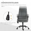 Mobile Preview: buerostuhl-massagefunktion-hoehenverstellbar-ergonomisch-grau-63x70x112-121cm